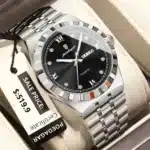 POEDAGAR Luminous Quartz Men's Watch | Waterproof Steel Watch - Image 4