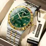 POEDAGAR Luminous Quartz Men's Watch | Waterproof Steel Watch
