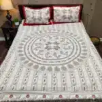 Panel Cotton Bed Sheet 7x8 Ft with 2 Pillow Covers | SmartDokan - Image 6