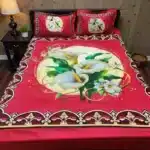 Panel Cotton Bed Sheet 7x8 Ft with 2 Pillow Covers | SmartDokan - Image 3
