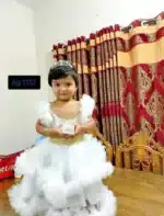 Kids Party Dress for Girls | Premium AC Net Fabric Dress - Image 4